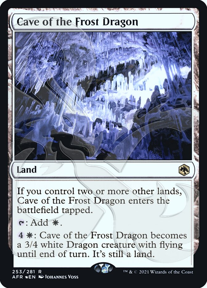 Cave of the Frost Dragon (Ampersand Promo) [Dungeons & Dragons: Adventures in the Forgotten Realms Promos] | Exor Games Truro