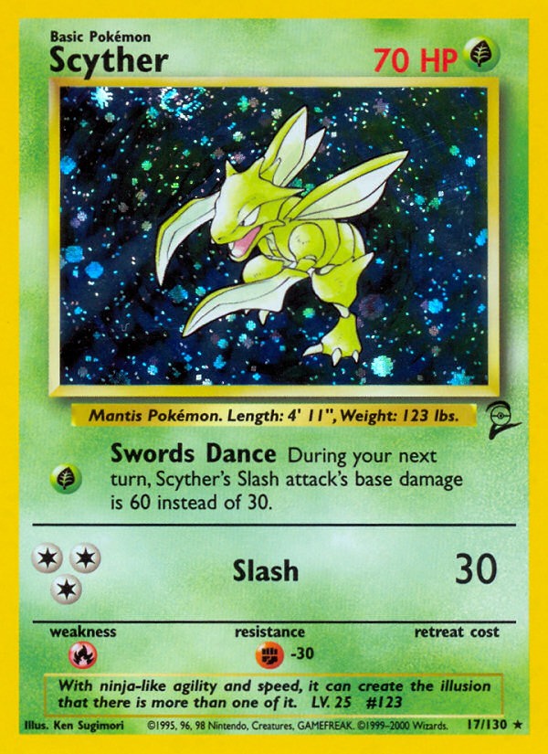 Scyther (17/130) [Base Set 2] | Exor Games Truro