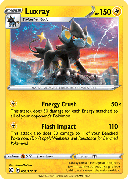 Luxray (051/172) [Sword & Shield: Brilliant Stars] | Exor Games Truro