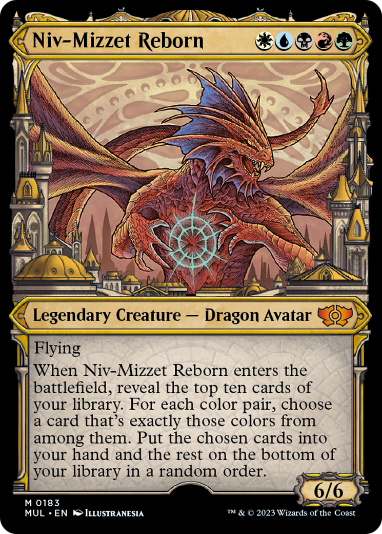 Niv-Mizzet Reborn (Halo Foil) [Multiverse Legends] | Exor Games Truro