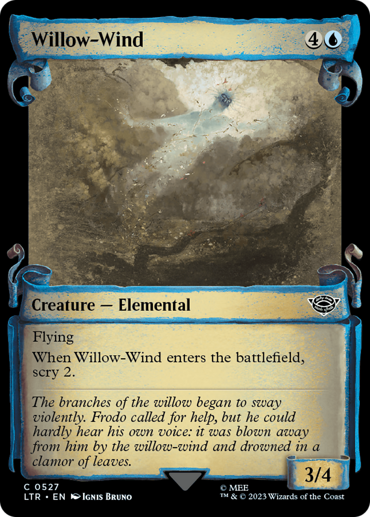 Willow-Wind [The Lord of the Rings: Tales of Middle-Earth Showcase Scrolls] | Exor Games Truro