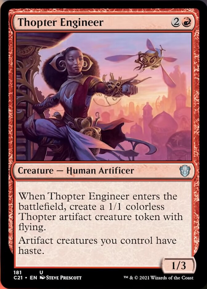 Thopter Engineer [Commander 2021] | Exor Games Truro