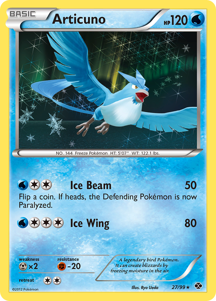 Articuno (27/99) [Black & White: Next Destinies] | Exor Games Truro