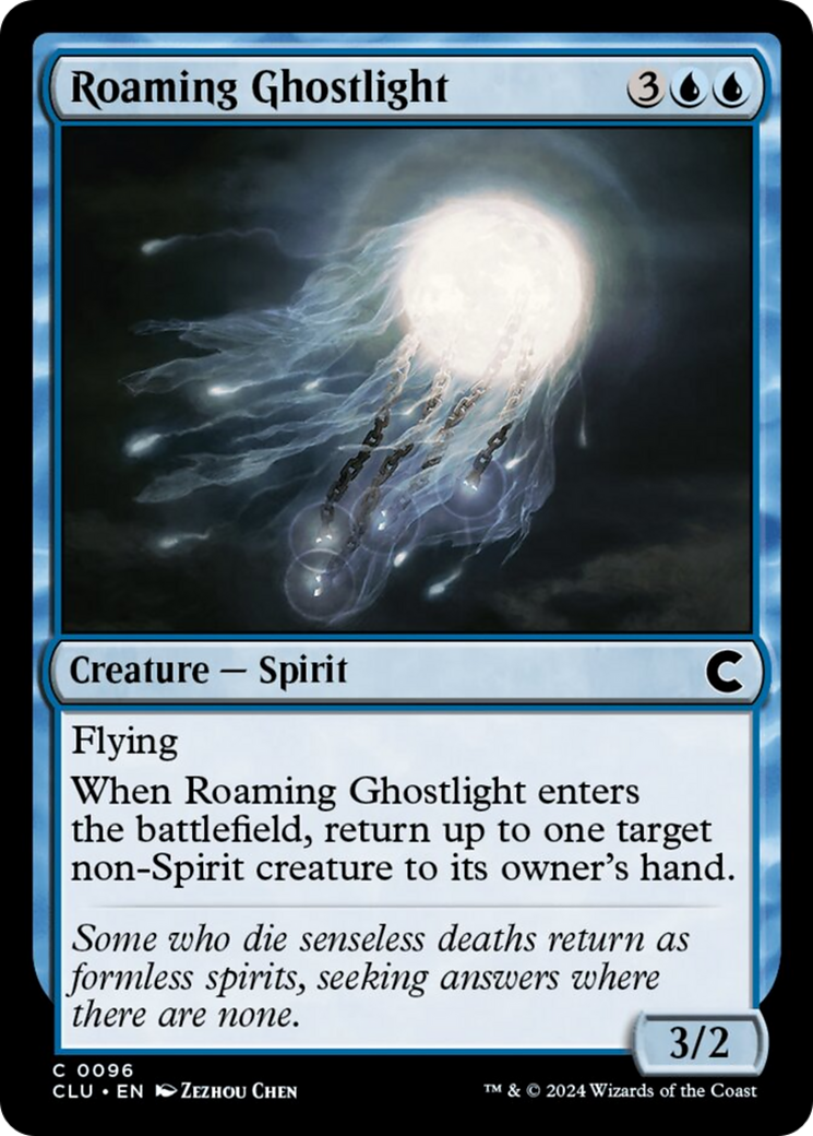 Roaming Ghostlight [Ravnica: Clue Edition] | Exor Games Truro