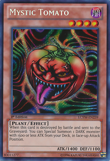 Mystic Tomato [LCYW-EN239] Secret Rare | Exor Games Truro