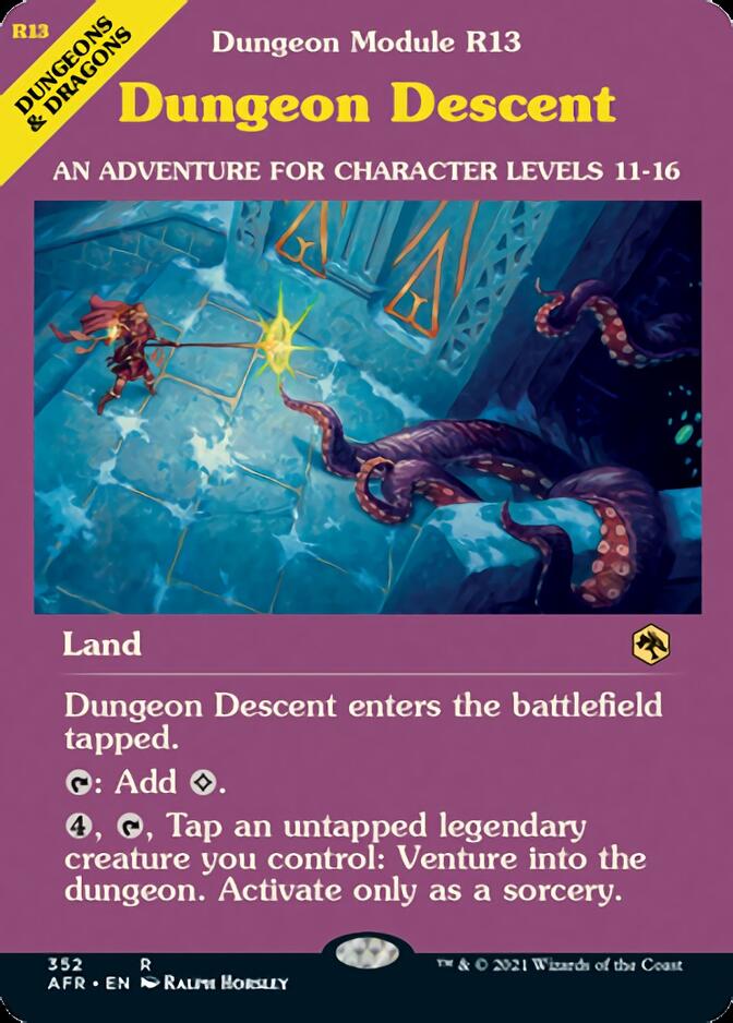 Dungeon Descent (Dungeon Module) [Dungeons & Dragons: Adventures in the Forgotten Realms] | Exor Games Truro