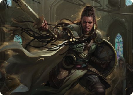 Shanna, Purifying Blade Art Card 1 [Dominaria United Art Series] | Exor Games Truro