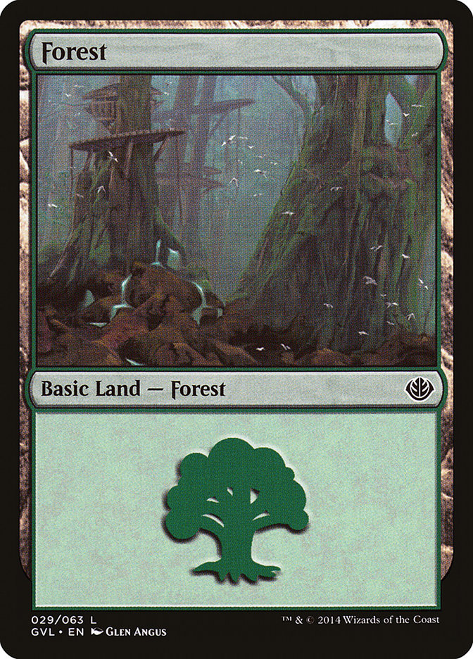 Forest (29) (Garruk vs. Liliana) [Duel Decks Anthology] | Exor Games Truro