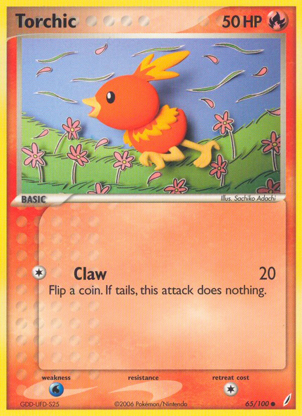 Torchic (65/100) [EX: Crystal Guardians] | Exor Games Truro
