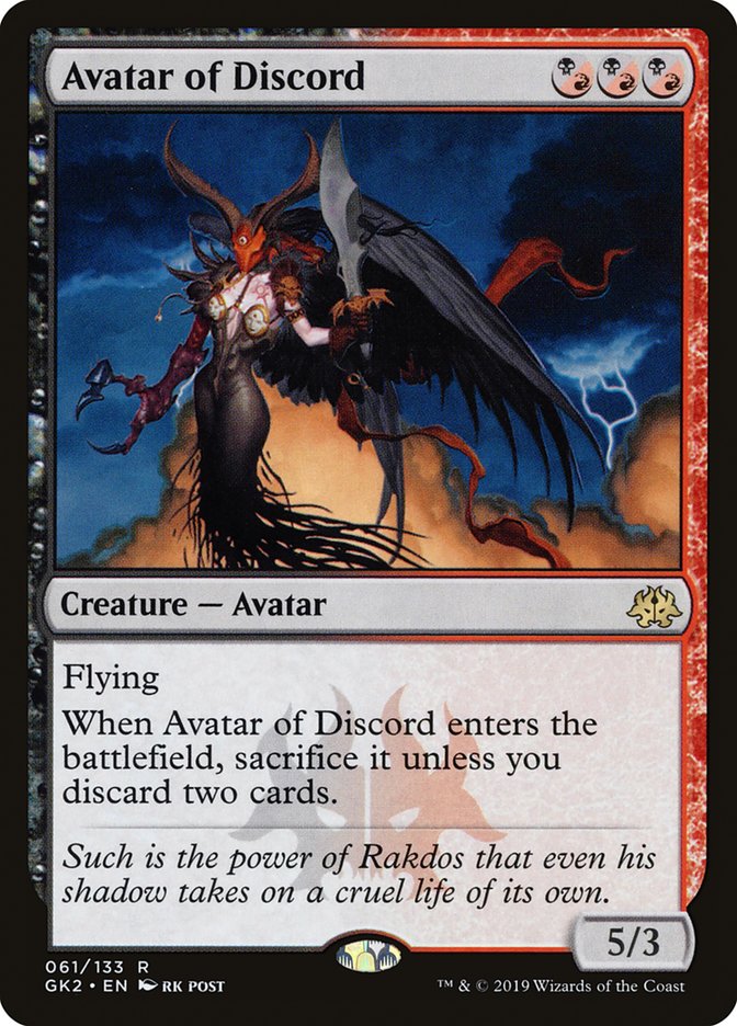 Avatar of Discord [Ravnica Allegiance Guild Kit] | Exor Games Truro