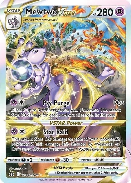 Mewtwo VSTAR (GG44/GG70) [Sword & Shield: Crown Zenith] | Exor Games Truro