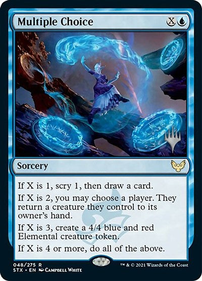 Multiple Choice (Promo Pack) [Strixhaven: School of Mages Promos] | Exor Games Truro