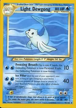 Light Dewgong (45/105) [Neo Destiny Unlimited] | Exor Games Truro