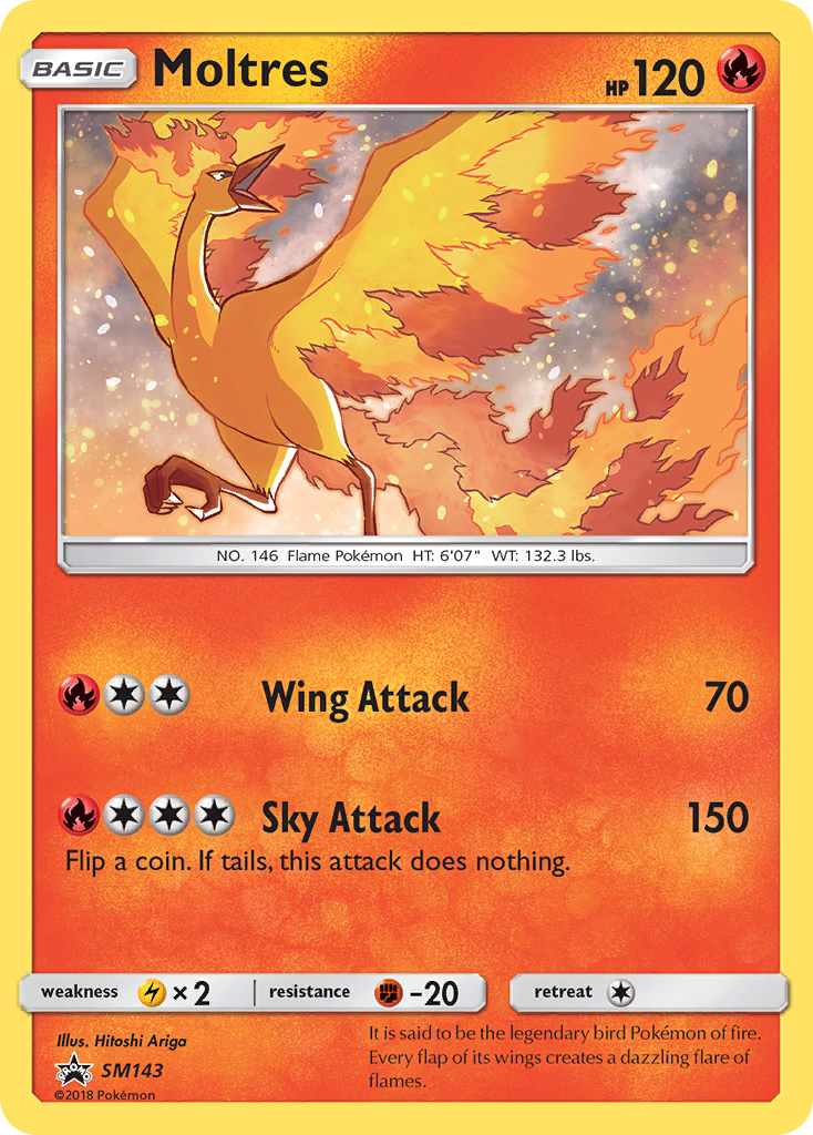 Moltres (SM143) [Sun & Moon: Black Star Promos] | Exor Games Truro