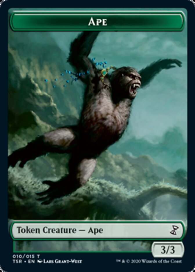 Ape Token [Time Spiral Remastered Tokens] | Exor Games Truro