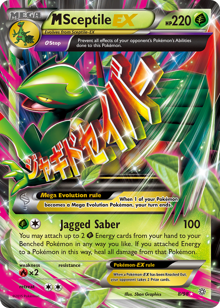 M Sceptile EX (8/98) [XY: Ancient Origins] | Exor Games Truro