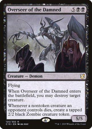 Overseer of the Damned [Commander 2019] | Exor Games Truro