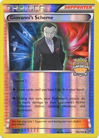 Giovanni's Scheme (138/162) (Championship Promo) [XY: BREAKthrough] | Exor Games Truro