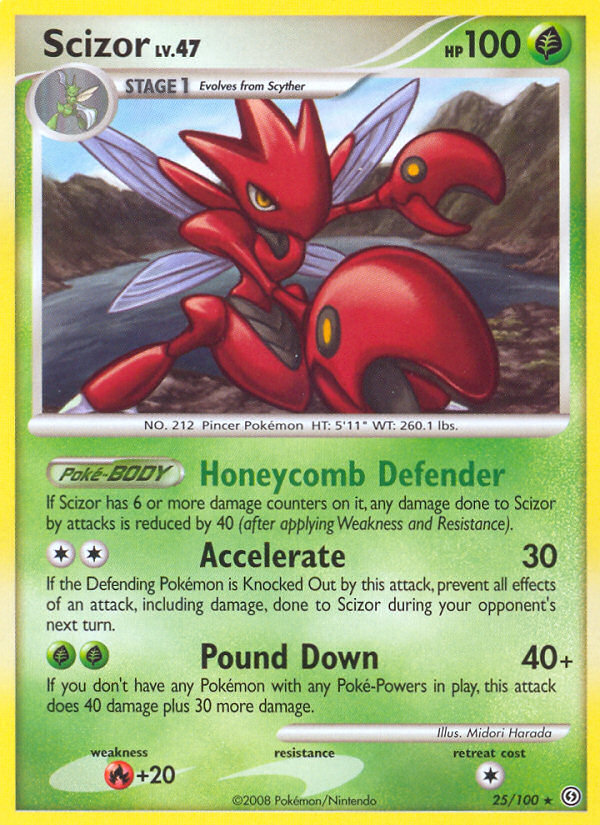 Scizor (25/100) [Diamond & Pearl: Stormfront] | Exor Games Truro