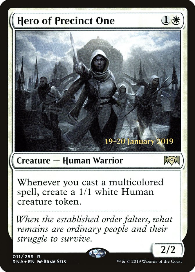 Hero of Precinct One [Ravnica Allegiance Prerelease Promos] | Exor Games Truro
