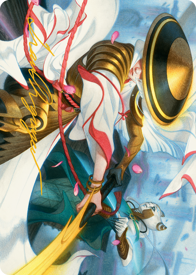 Cut Short Art Card (Gold-Stamped Signature) [March of the Machine Art Series] | Exor Games Truro