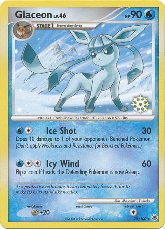 Glaceon (20/100) [Countdown Calendar Promos] | Exor Games Truro