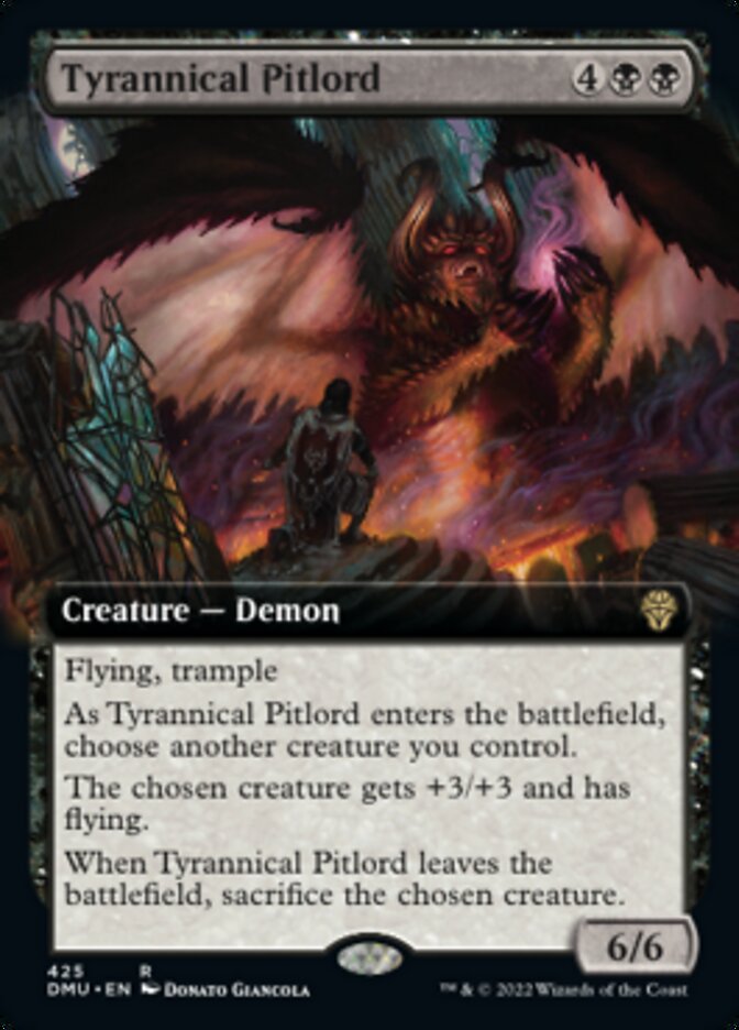 Tyrannical Pitlord (Extended Art) [Dominaria United] | Exor Games Truro