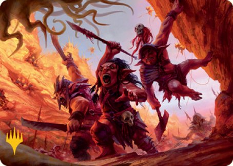 Goblin Art Card (Gold-Stamped Signature) [Dungeons & Dragons: Adventures in the Forgotten Realms Art Series] | Exor Games Truro