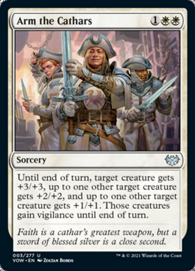 Arm the Cathars [Innistrad: Crimson Vow] | Exor Games Truro
