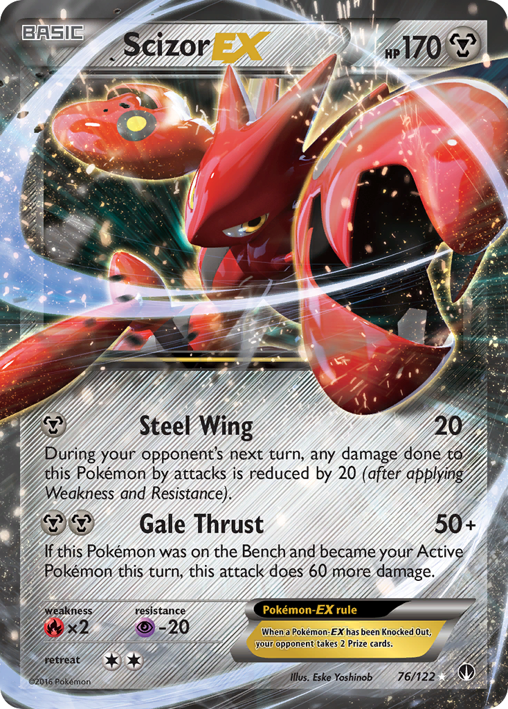 Scizor EX (76/122) [XY: BREAKpoint] | Exor Games Truro