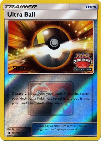 Ultra Ball (135/149) (NA Championship Promo Staff) [Sun & Moon: Base Set] | Exor Games Truro