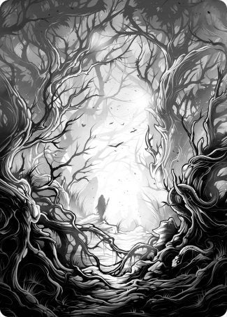 Forest 1 Art Card [Innistrad: Midnight Hunt Art Series] | Exor Games Truro