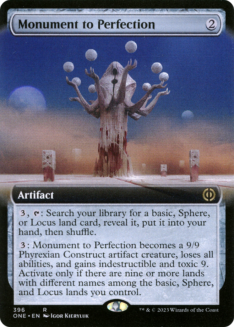 Monument to Perfection (Extended Art) [Phyrexia: All Will Be One] | Exor Games Truro