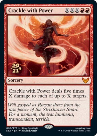 Crackle with Power [Strixhaven: School of Mages Prerelease Promos] | Exor Games Truro