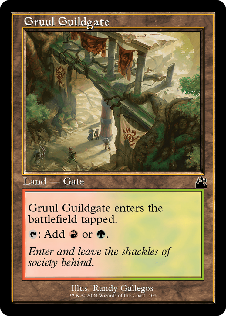 Gruul Guildgate (Retro Frame) [Ravnica Remastered] | Exor Games Truro