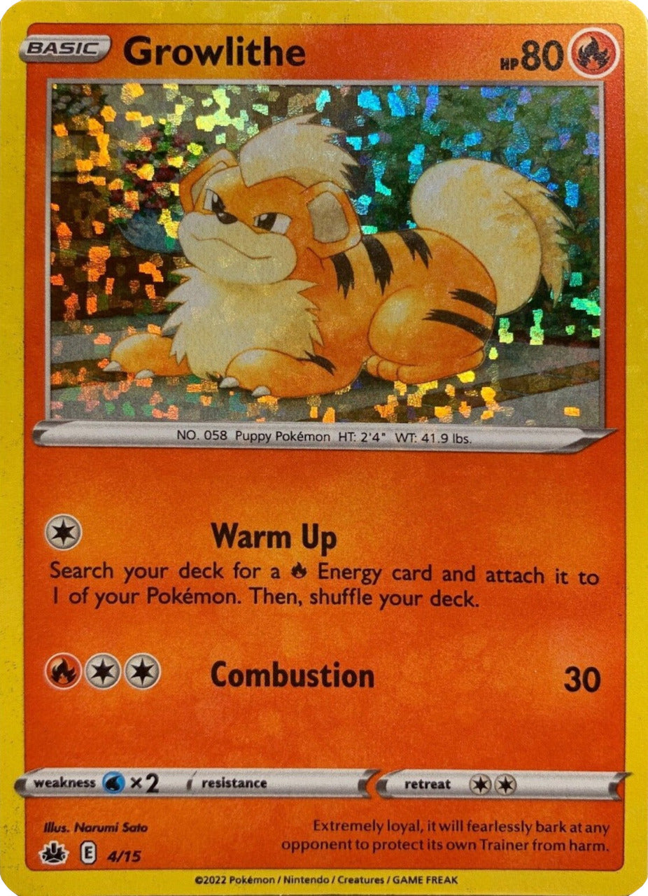 Growlithe (4/15) [McDonald's Promos: Match Battle] | Exor Games Truro