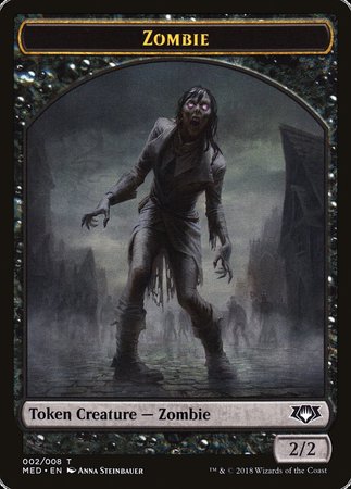 Zombie Token [Mythic Edition Tokens] | Exor Games Truro