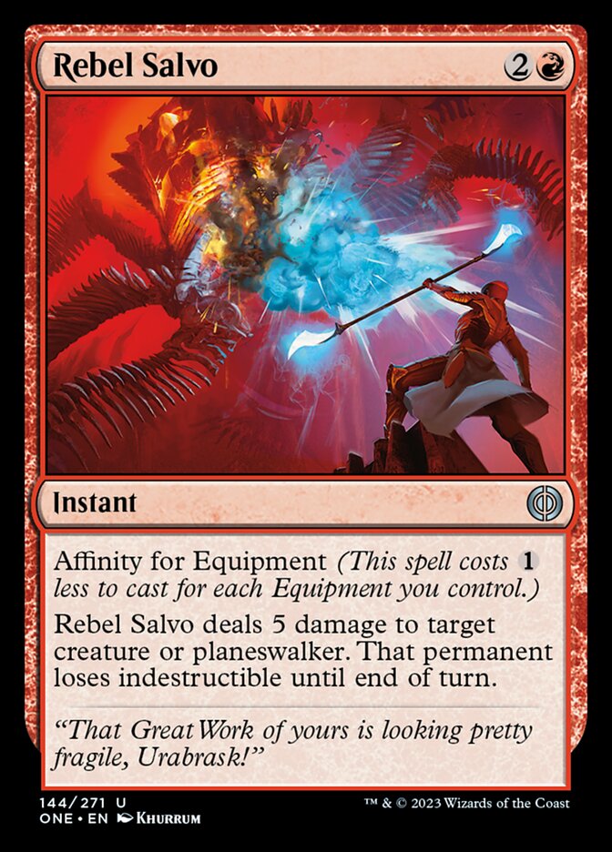 Rebel Salvo [Phyrexia: All Will Be One] | Exor Games Truro