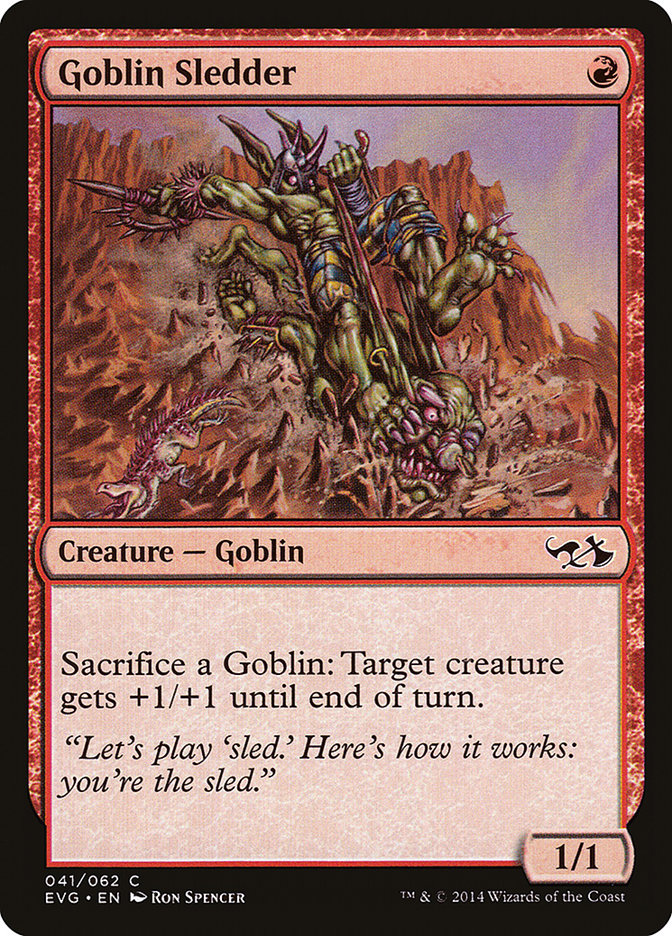 Goblin Sledder (Elves vs. Goblins) [Duel Decks Anthology] | Exor Games Truro