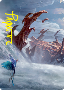 Island Art Card (Gold-Stamped Signature) [Strixhaven: School of Mages Art Series] | Exor Games Truro