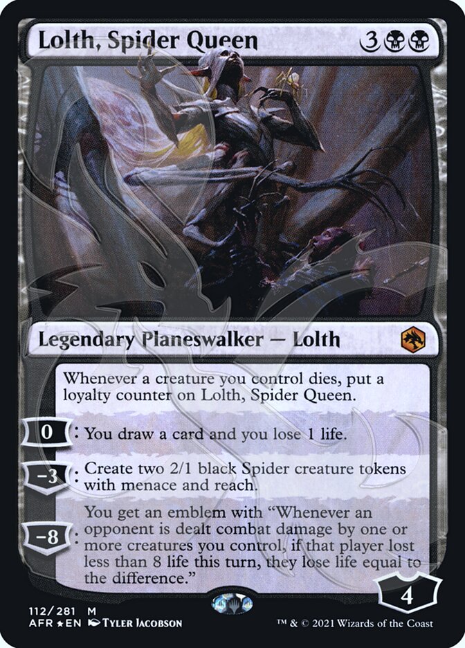 Lolth, Spider Queen (Ampersand Promo) [Dungeons & Dragons: Adventures in the Forgotten Realms Promos] | Exor Games Truro