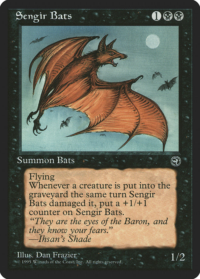 Sengir Bats (Ihsan's Shade Flavor Text) [Homelands] | Exor Games Truro