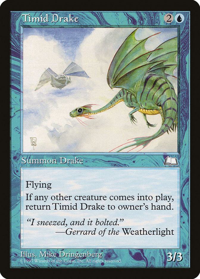 Timid Drake [Weatherlight] | Exor Games Truro