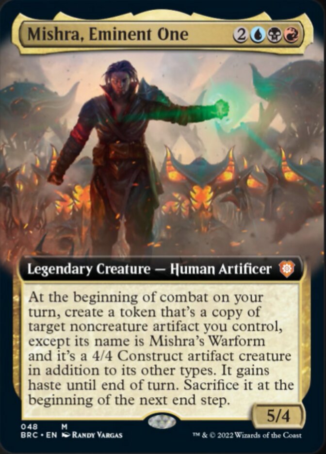 Mishra, Eminent One (Extended Art) [The Brothers' War Commander] | Exor Games Truro