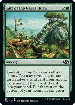 Gift of the Gargantuan [Jumpstart 2022] | Exor Games Truro