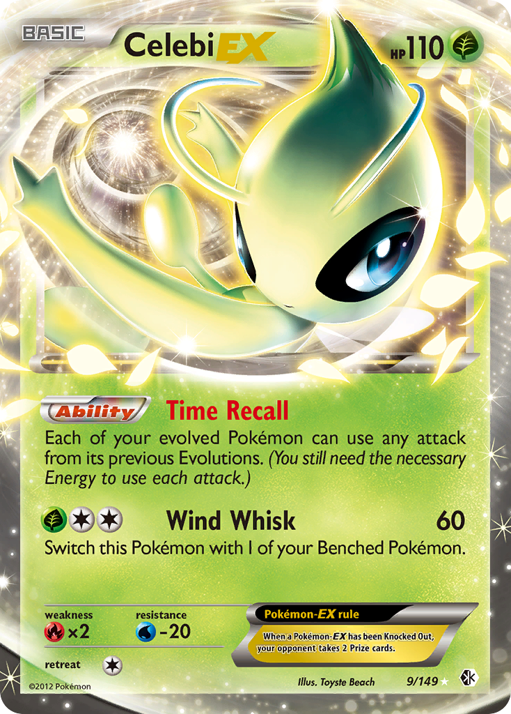 Celebi EX (9/149) [Black & White: Boundaries Crossed] | Exor Games Truro