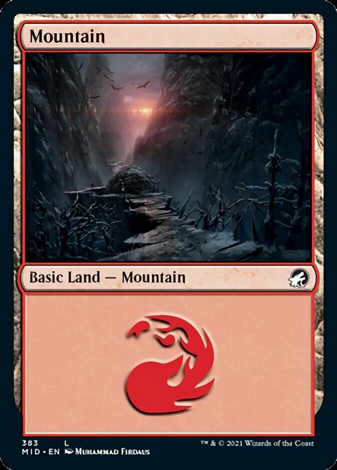 Mountain (383) [Innistrad: Midnight Hunt] | Exor Games Truro