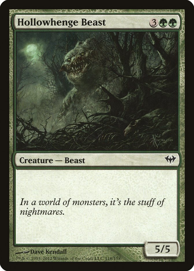 Hollowhenge Beast [Dark Ascension] | Exor Games Truro