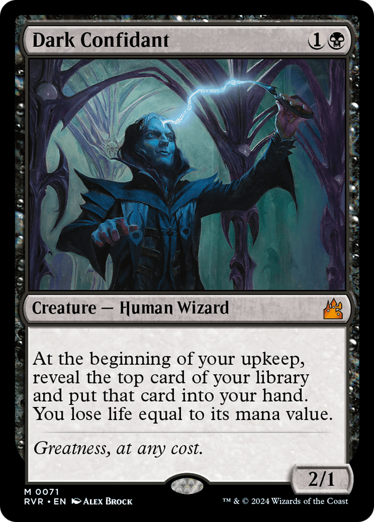 Dark Confidant [Ravnica Remastered] | Exor Games Truro