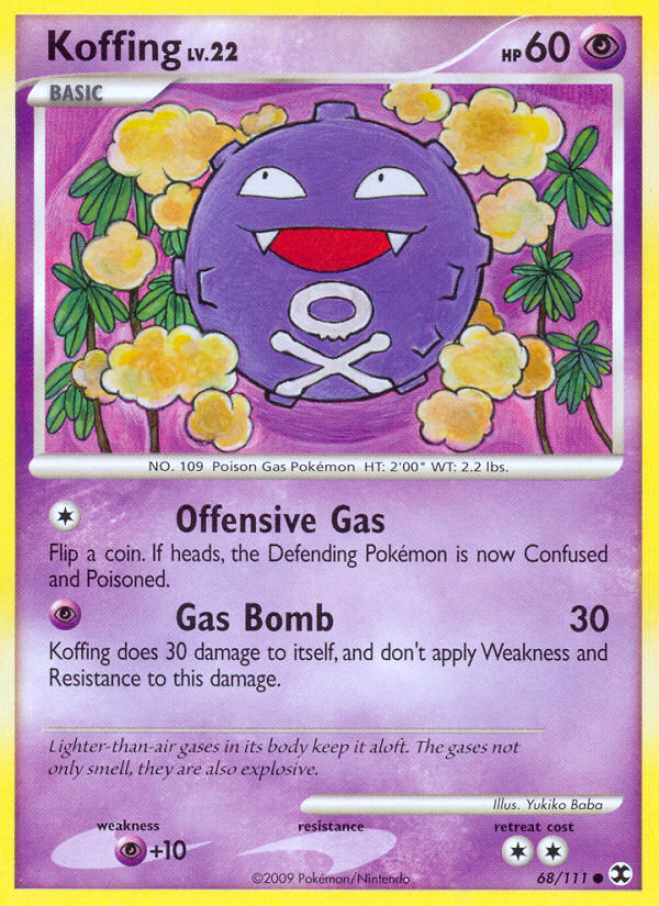 Koffing (68/111) [Platinum: Rising Rivals] | Exor Games Truro